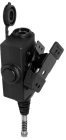 Кнопка РТТ для активных наушников с электретным микрофоном JCK PT500