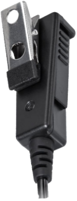 Наушник двухпроводной с микрофоном, кнопкой РТТ,  с прозрачной акустической трубкой, с разъемом М14 JCK E38W