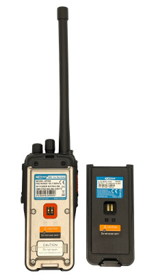 DP995 VHF. Портативна цифрова радіостанція, 136-174 МГц, Kirisun