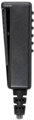 Наушник двухпроводной с микрофоном, кнопкой РТТ,  с прозрачной акустической трубкой, с разъемом М14 JCK E38W